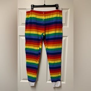 TomboyX Rainbow Long Johns Leggings XL